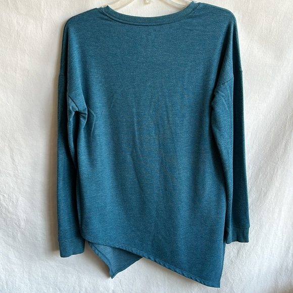 Sonoma blue long sleeve asymmetrical oversized top - Picture 4 of 7
